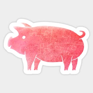 Pig Sticker